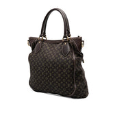 ルイ ヴィトン モノグラム ミニラン ブザス アンジュール ハンドバッグ M95622 ブラウン キャンバス レザー レディース LOUIS VUITTON 【中古】